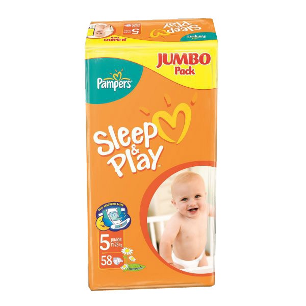 Подгузники Pampers Sleep & Play Camomile Junior (11-25 кг)