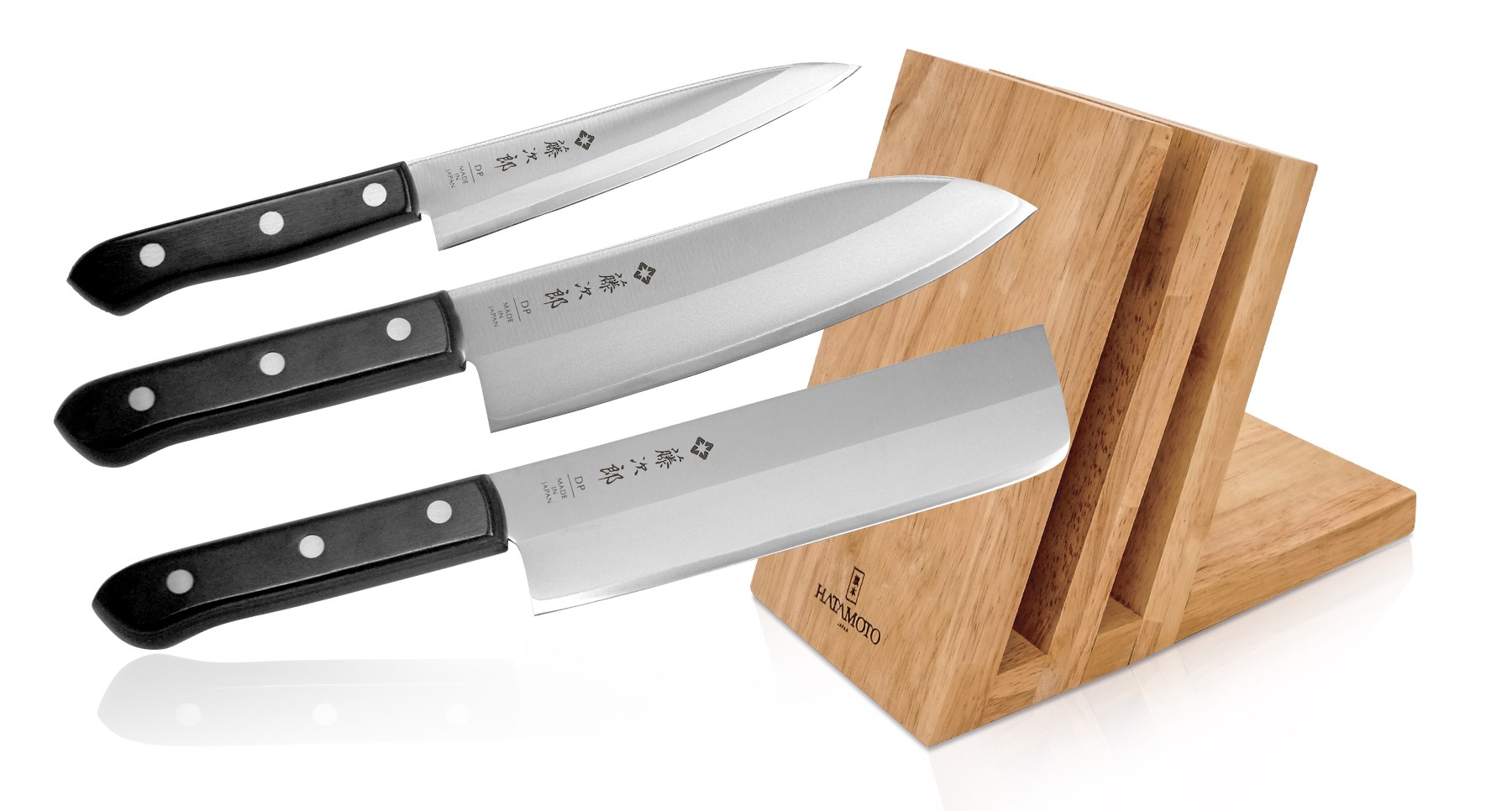 Набор 3-х кухонных ножей TOJIRO Western Knife GIFTSET-TJ03
