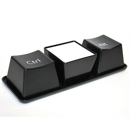Набор черных чашек «Перезагрузка Ctrl+Alt+Del»