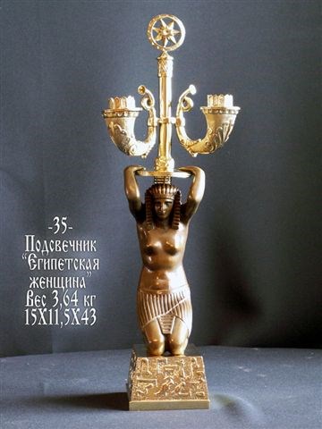 Подсвечник Египетская женщина
