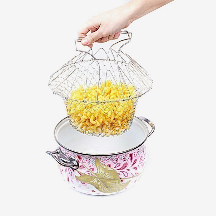 Складная решетка для приготовления пищи Chef Basket
