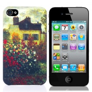 Чехол для iPhone 4/4S Домик в саду