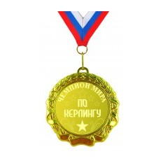 Медаль Чемпион мира по керлингу