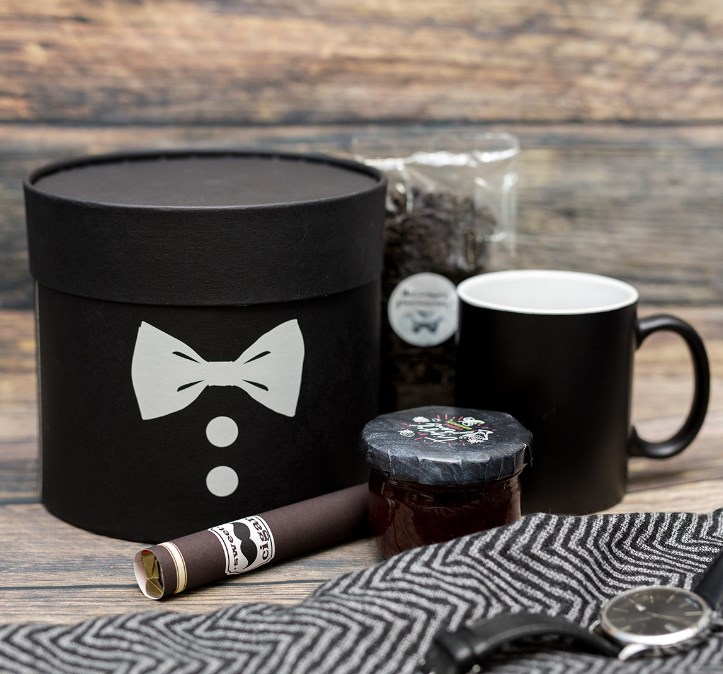 Подарочный набор в круглой коробке Gentleman