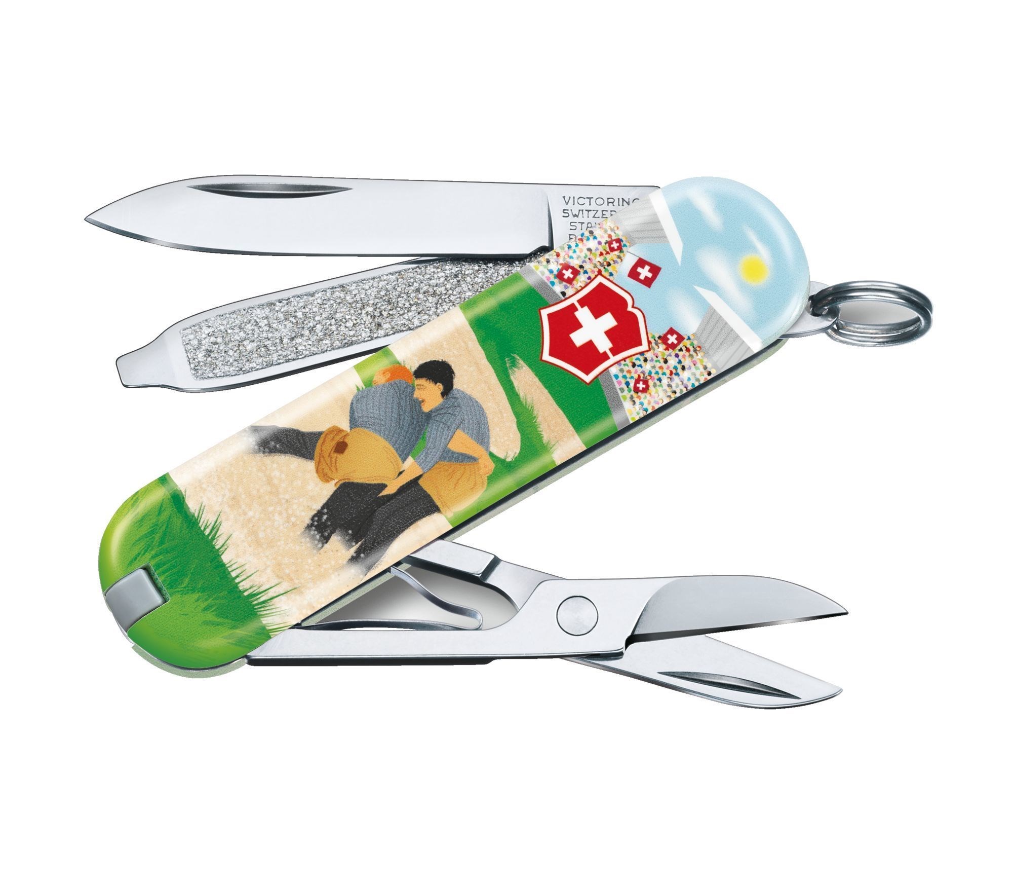 Складной нож Victorinox Classic LE2020 Swiss Wrestling
