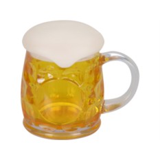 Кружка для пива с крышкой в виде пены Beer house