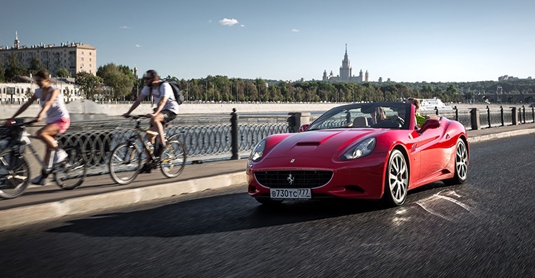 Поездка на Ferrari California (120 мин.), МКАД