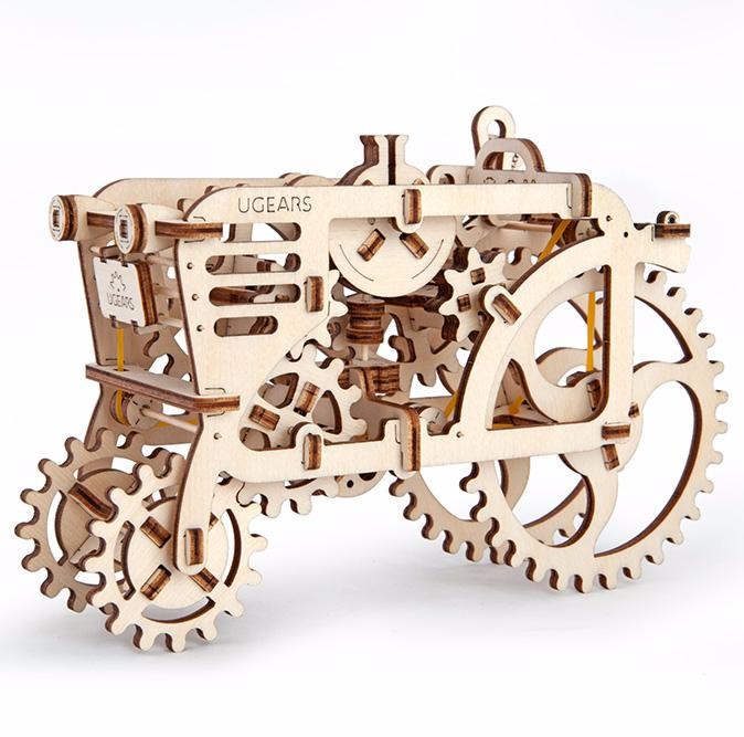 Деревянный конструктор 3D-пазл Ugears Трактор