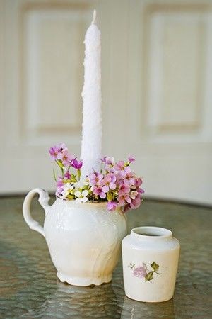 Свеча античная СНЕЖНАЯ, белая, 4х25 см