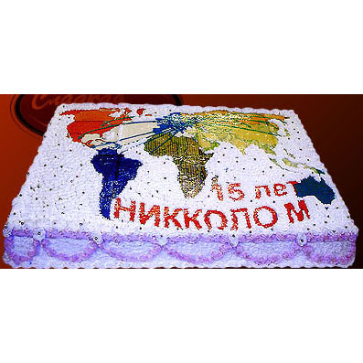 Корпоративный подарочный торт