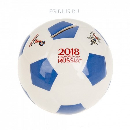 Синяя керамическая копилка Чемпионат Мира FIFA 2018
