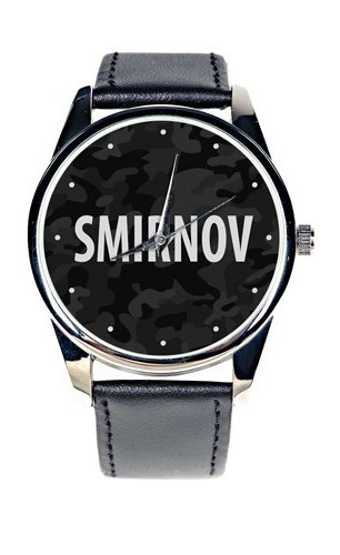 Именные наручные часы Black Мilitary