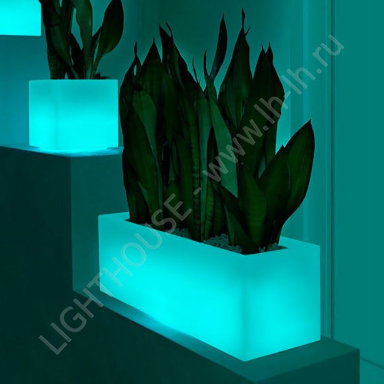 Светящееся кашпо Lecco M RGB Accum