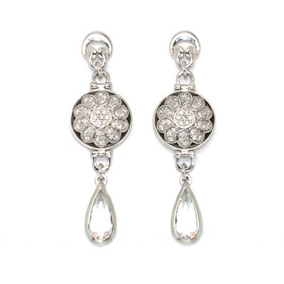 Серьги с цирконом Cerruti1881