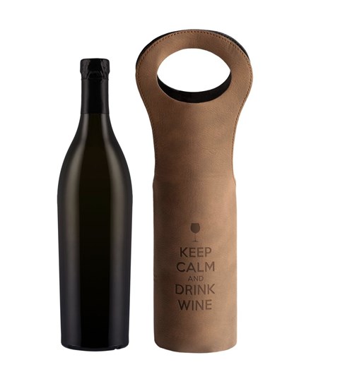Футляр для бутылки Keep calm and drink wine