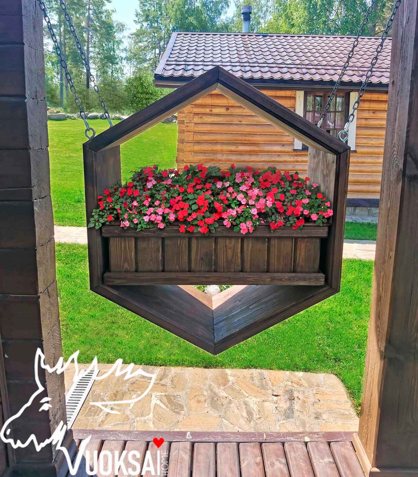 Уличная дровница Vuoksa-Wood