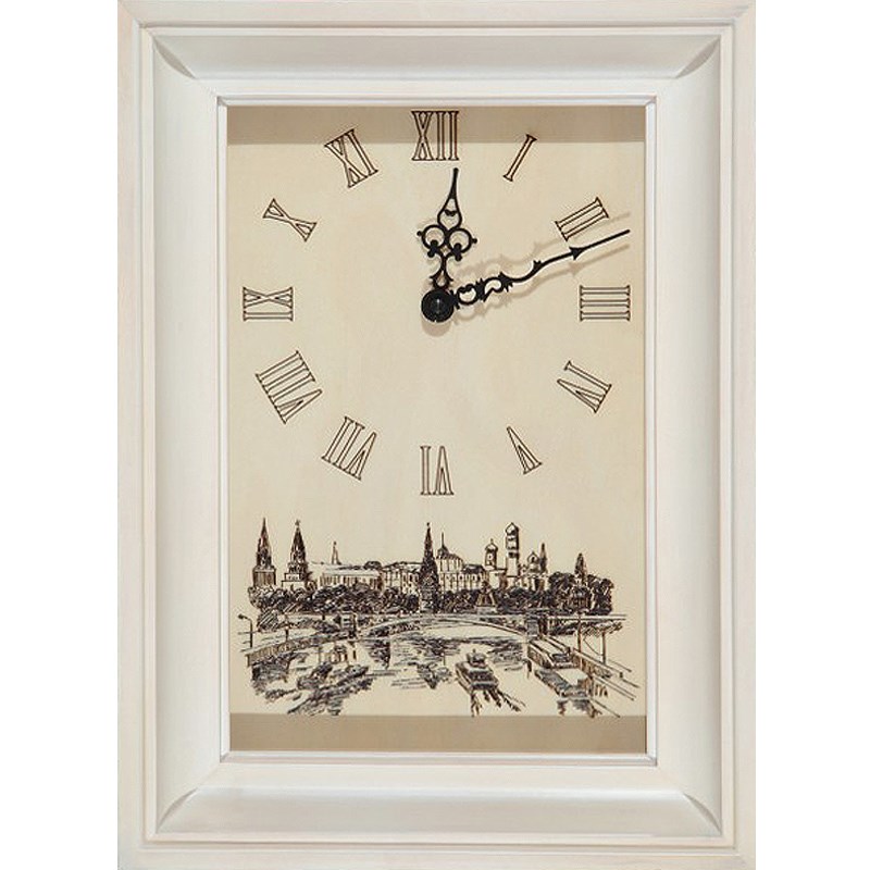 Настенные деревянные часы (39*29 см)
