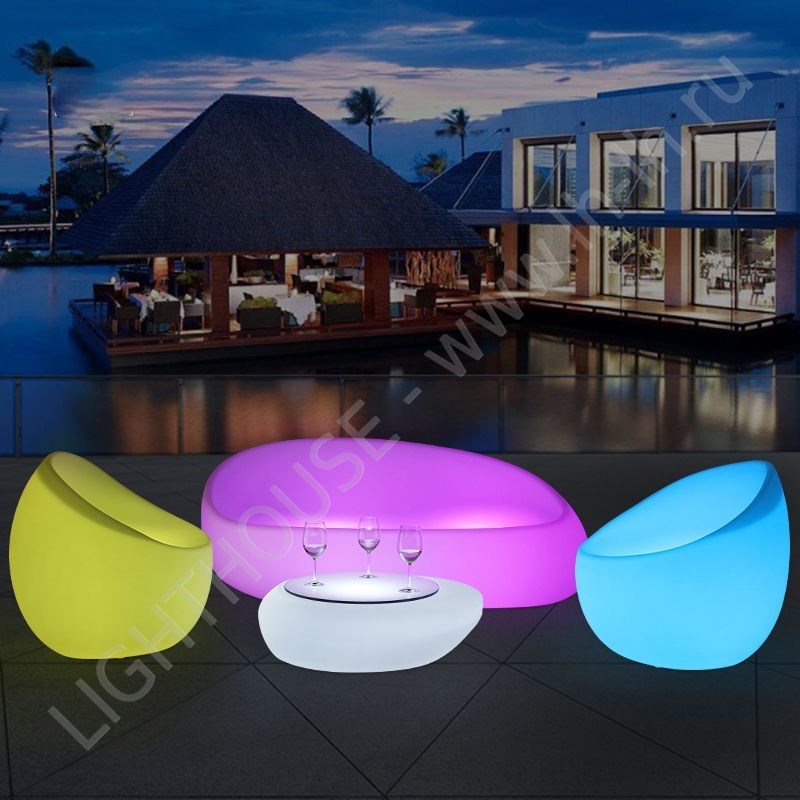 Светящаяся LED софа Jaulny RGB Accum (под заказ)