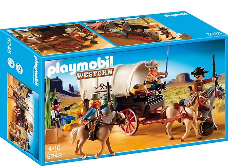 Конструктор Playmobil Телега запряженная лошадьми