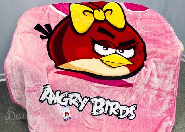 Плед Angry Birds Girl, 160х220