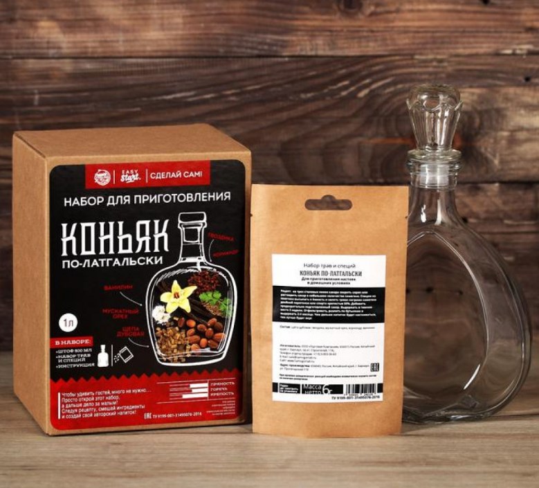 Набор для приготовления напитка «Коньяк по-латгальски»