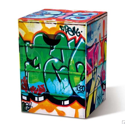Складной картонный табурет Graffiti