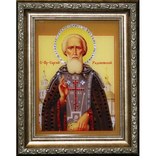 Икона Сергий Радонежский