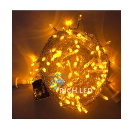 Светодиодная гирлянда Rich Led RL-S10C-24V-CT/Y