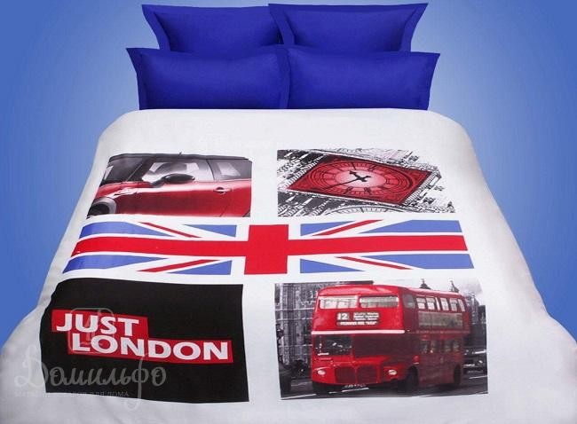 Постельное белье Just London 3D, евро