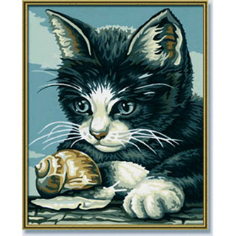 Раскраска «Котёнок»