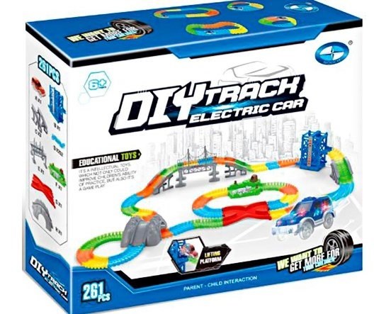 Трек DIY track electric car, 261 деталь