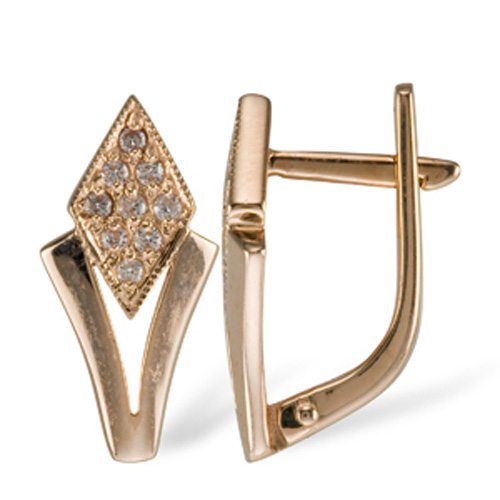 Серьги с кристаллами Swarovski