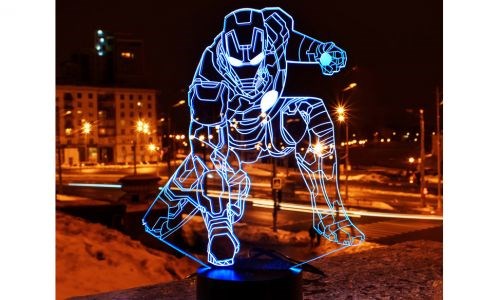 3D-светильник Железный человек