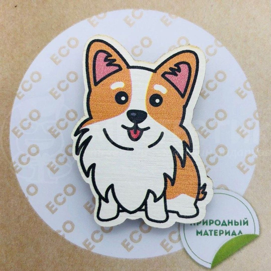 Значок Собачка Doggy
