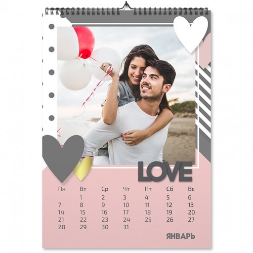 Фотокалендарь 2019 Love