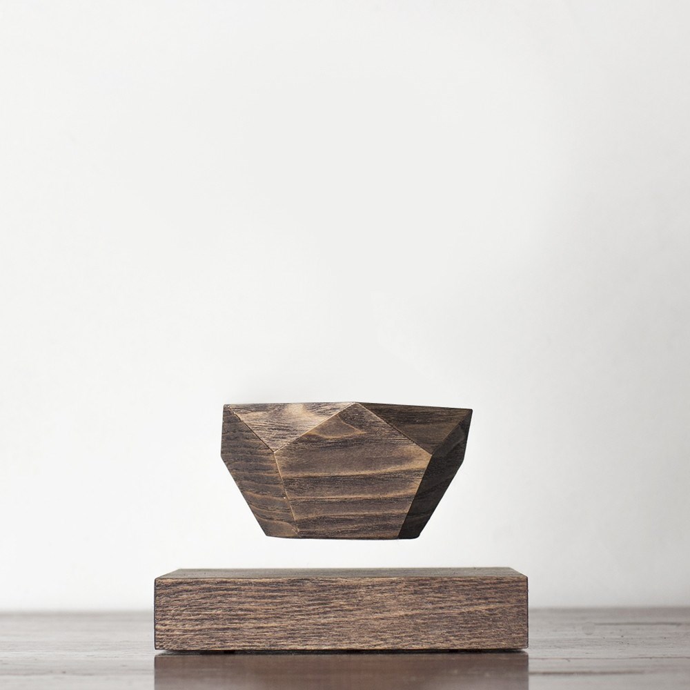 Левитационный горшок LePlant Wood венге (бонсай)
