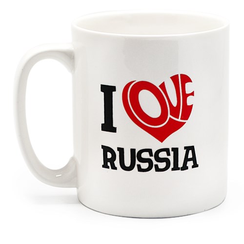 Кружка Love White, серия Hearts of Russia