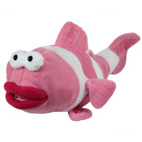 Интерактивная игрушка розовая рыбка