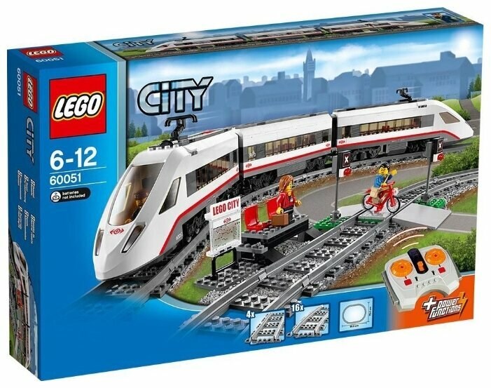 Конструктор LEGO City 60051 Скоростной пассажирский поезд