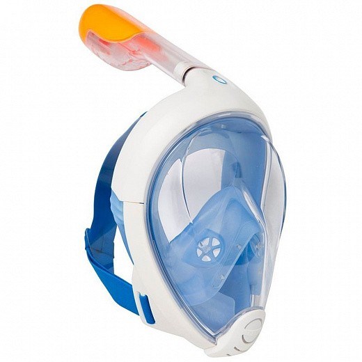 Маска для снорклинга Tribord Easybreath, L-XL, голубой