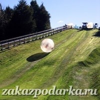 Подарочный сертификат Зорбинг для двоих