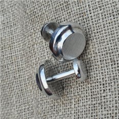 Запонки «Aluminum Accessoires АЛ-20/009» с гравировкой