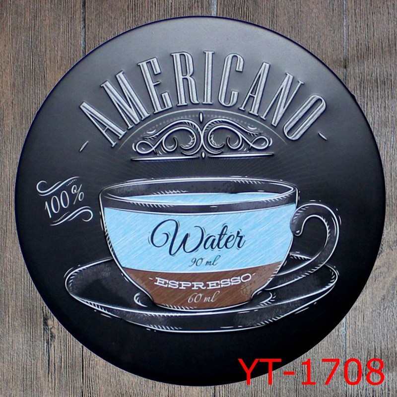 Декоративная табличка Americano