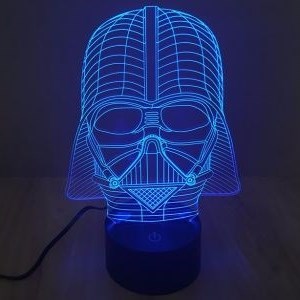 Настольная 3D-лампа Дарт Вейдер