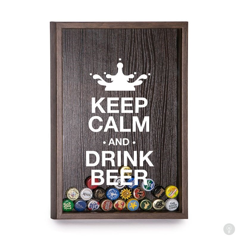Копилка для пивных крышек Keep Calm