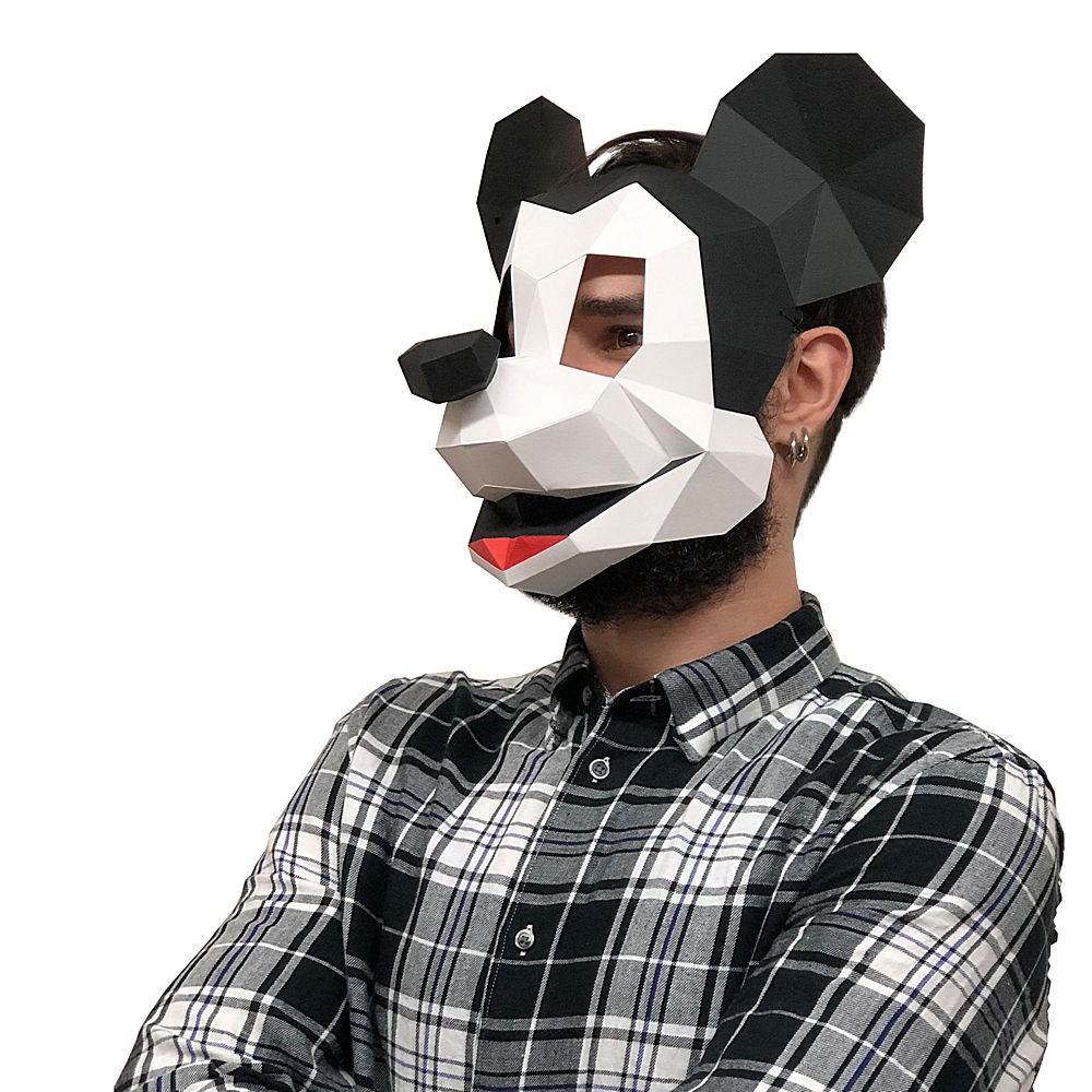 3D-конструктор Paperraz «Маска. Микки Маус»