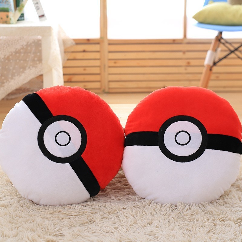 Плюшевая подушка Pokeball