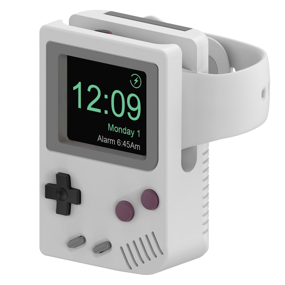 Подставка в стиле ретро Nintendo для Apple Watch (серая)