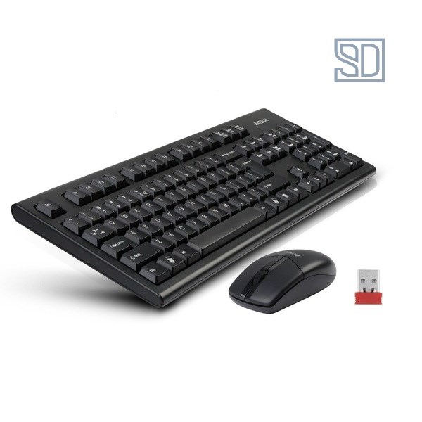 Клавиатура и мышь A4Tech 3100N Black USB