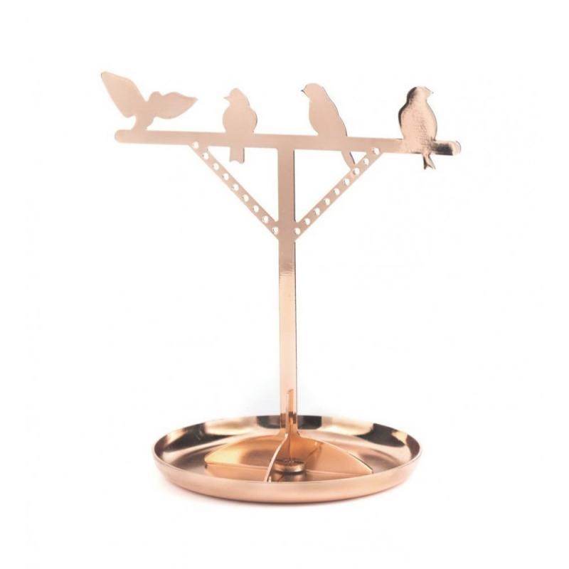 Подставка для колец Kikkerland Bird is the Word Copper